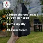 Birch Lumpwood Charcoal 10kg - Full Pallet 42 Bags