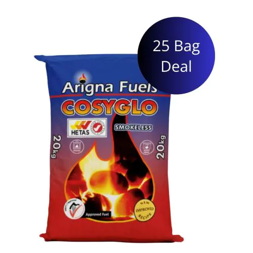 Cosyglo Smokeless Fuel 20kg - 25 Bags