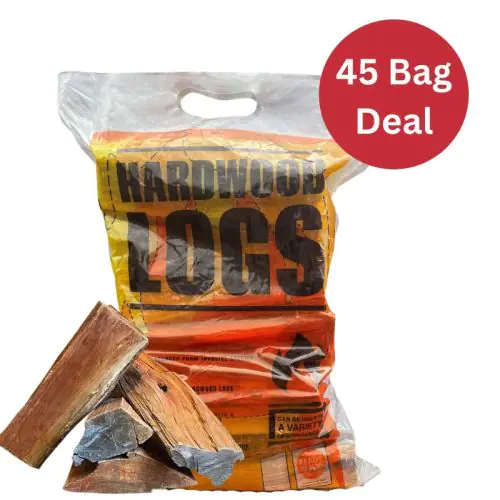 Hardwood logs bulk delivery